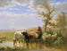Khe et moutons - Edmond Jean-Baptiste Tschaggeny — artwork view