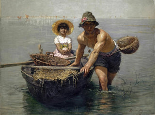 In the lagoons of Venice - Edmond Jean de Pury — artwork view
