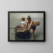 In the lagoons of Venice - Edmond Jean de Pury — framed artwork on a wall