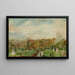 Garden of the Tuileries, lawns of the reserved garden - Edmond Morin — framed artwork on a wall