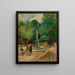 La promenade vers la croix catalane - Edmond Morin — framed artwork on a wall