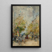A Corner of the Boulevards - Edmond Morin — framed artwork on a wall
