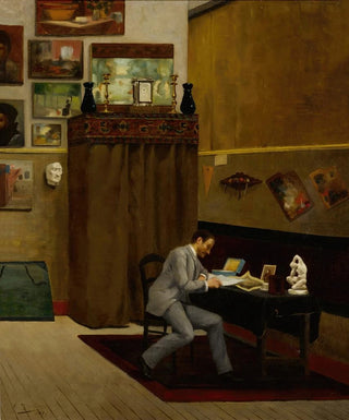 Interior Paintings of the Late Century - Edmond Tapissier — artwork view