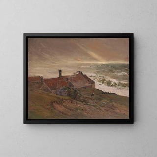 After a shipwreck - Edmond de Palézieux — framed artwork on a wall
