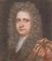 Young man with a full face and long curly wig - Edmund Ashfield — artwork view