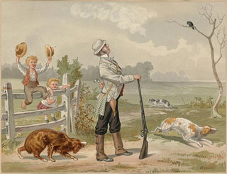 Hunting scene - Edmund Birckhead Bensell — artwork view