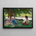 A Picnic Scene - Edmund Blair Leighton — framed artwork on a wall