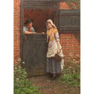 Reproduction of the painting A Frequently Told Story - Edmund Blair Leighton