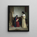 Books and Art Motherhood - Edmund Blair Leighton — framed artwork on a wall