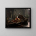 In times of peril - Edmund Blair Leighton — framed artwork on a wall