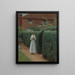 The love letter - Edmund Blair Leighton — framed artwork on a wall