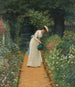 The Lady's Garden - Edmund Blair Leighton — artwork view