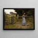 f the coast - Edmund Blair Leighton — framed artwork on a wall