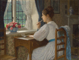 Wandering Thoughts - Edmund Blair Leighton — artwork view