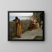 L'otage - Edmund Blair Leighton — framed artwork on a wall