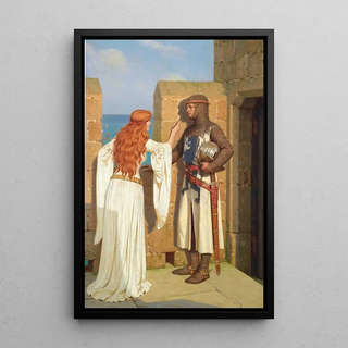 Reproduction of the painting L'Ombre - Edmund Blair Leighton