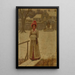 The Winter Walk - Edmund Blair Leighton — framed artwork on a wall