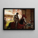 Vaincu - Edmund Blair Leighton — framed artwork on a wall