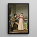 Yes or no - Edmund Blair Leighton — framed artwork on a wall