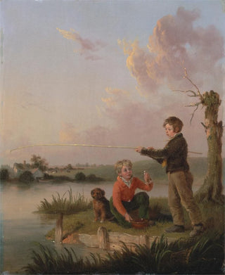 Les jeunes pêcheurs - Edmund Bristow — artwork view