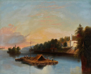 Rafting on the Saint Lawrence - Edmund C. Coates — artwork view