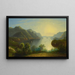 View of the Hudson Near West Point - Edmund C. Coates — framed artwork on a wall