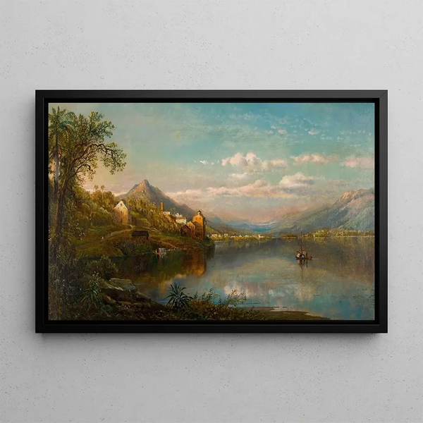 View of Cuba - Edmund Darch Lewis — framed artwork on a wall