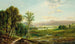 Figures walking along the river - Edmund Darch Lewis — artwork view