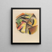 Untitled Painting - Edmund Fabry — framed artwork on a wall
