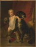 Dog and child with a ball - Edmund Foerster Co — artwork view