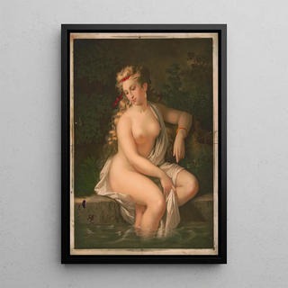 The Lady of the Lake - Edmund Foerster Co — framed artwork on a wall