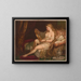 Toilette du matin - Edmund Foerster Co — framed artwork on a wall