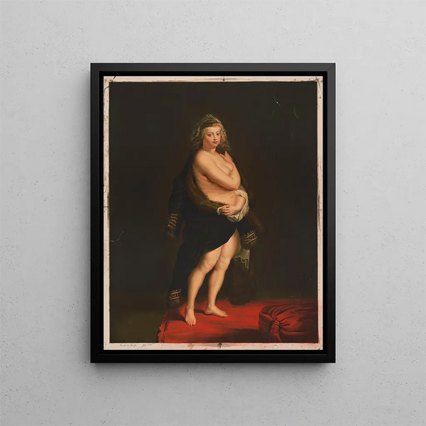 Femme de Rubens - Edmund Foerster Co — framed artwork on a wall
