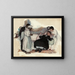 Les Yeux de l'amour - Edmund Franklin Ward — framed artwork on a wall
