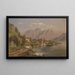 View of Zell am See - Edmund Hd — framed artwork on a wall