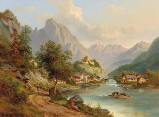 Vue de Landeck Pustertal - Edmund Hd — artwork view