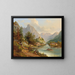 Vue de Landeck Pustertal - Edmund Hd — framed artwork on a wall