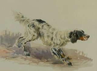 a Spaniel in action - Edmund Henry Osthaus — artwork view