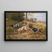 English setters in a field - Edmund Henry Osthaus — framed artwork on a wall