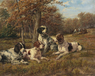 Setters at Rest - Edmund Henry Osthaus — artwork view
