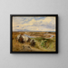 View of the Campo d'Annibale in Cannes - Edmund Kanoldt — framed artwork on a wall
