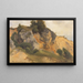 Terrain rocheux près de Hohenstaufen - Edmund Kanoldt — framed artwork on a wall