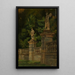 Study of the Villa Carlotta Park in Tremezzo - Edmund Kanoldt — framed artwork on a wall