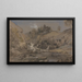 the Ruined Mills of Cleghorn - Edmund Marriner Gill — framed artwork on a wall