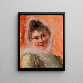 A Young Parisian - Edoardo Tofano — framed artwork on a wall
