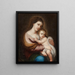 D'après Bartolomé Esteban Murillo Virgin and Child - Édouard-Denis Baldus — framed artwork on a wall