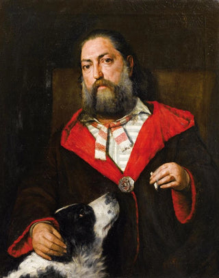 Portrait of the writer Gustave Aimard - Édouard-Hippolyte Margottet — artwork view