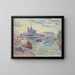 Vue de Paris, Notre-Dame - Édouard-Jean Dambourgez — framed artwork on a wall