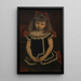 Juliette Qunel - Édouard Agneessens — framed artwork on a wall