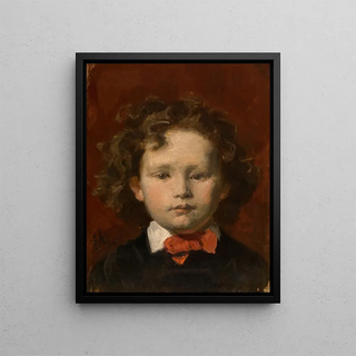 Paul Sulzberger - Édouard Agneessens — framed artwork on a wall